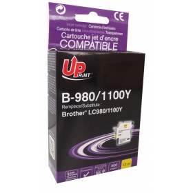 Cartouche Brother LC-980, LC-985, LC-1100 Jaune Compatible