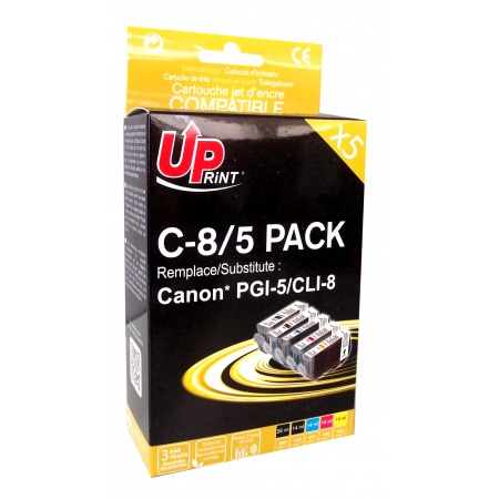 UPRINT 5 Cartouches Compatibles 570XL 571XL pour imprimantes Canon