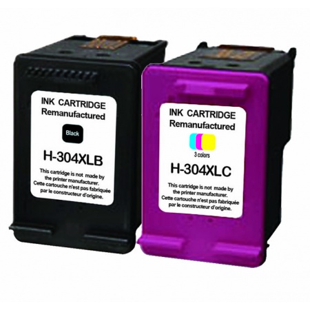  Cartouche d'encre compatible remplace HP 304 304XL Noire pour HP Deskjet  3762, 3764, Ink Advantage 3700MFP